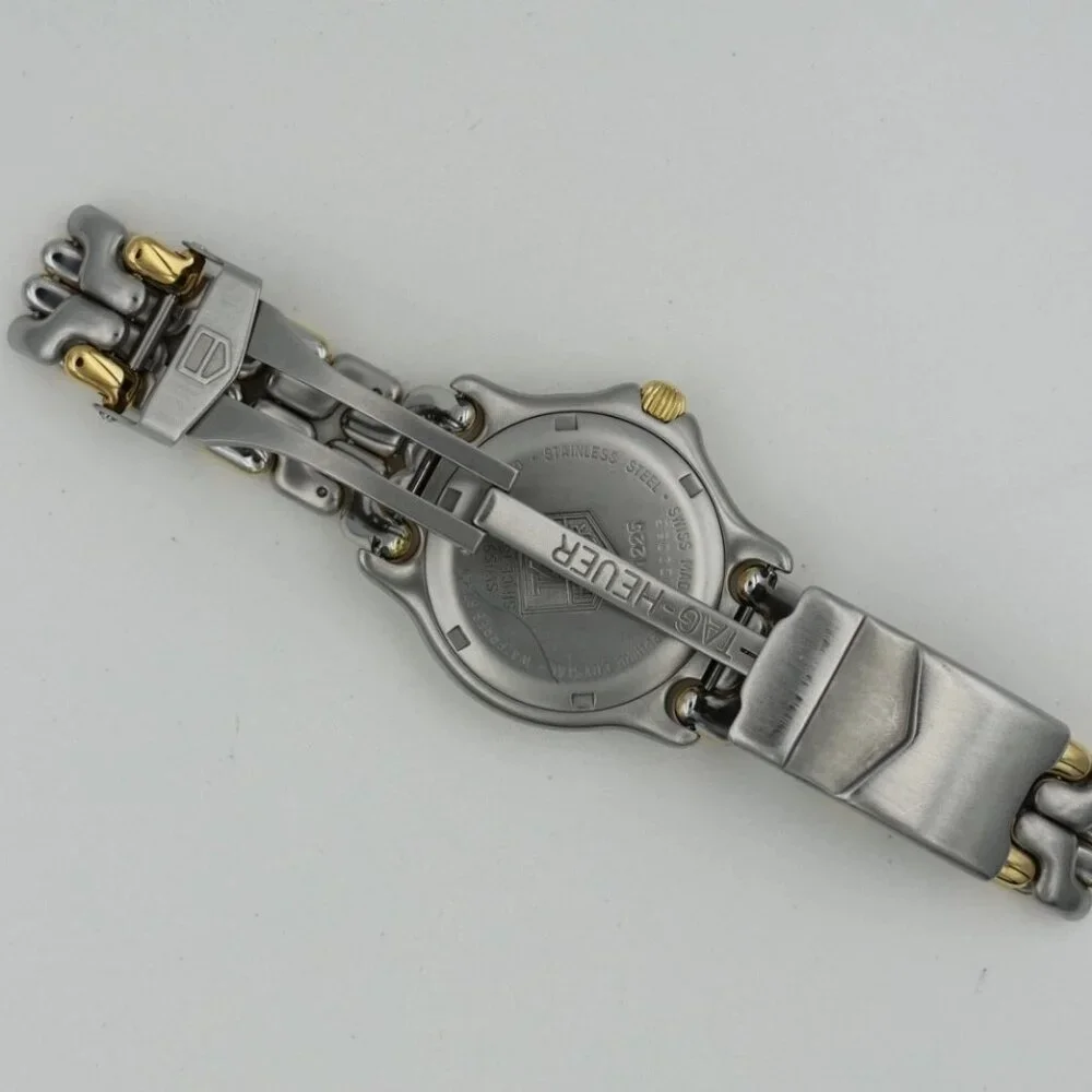 Tag Heuer WG1225.BB0438 Midsize SEL Quartz Watch Black Gold Silver Womens Mens